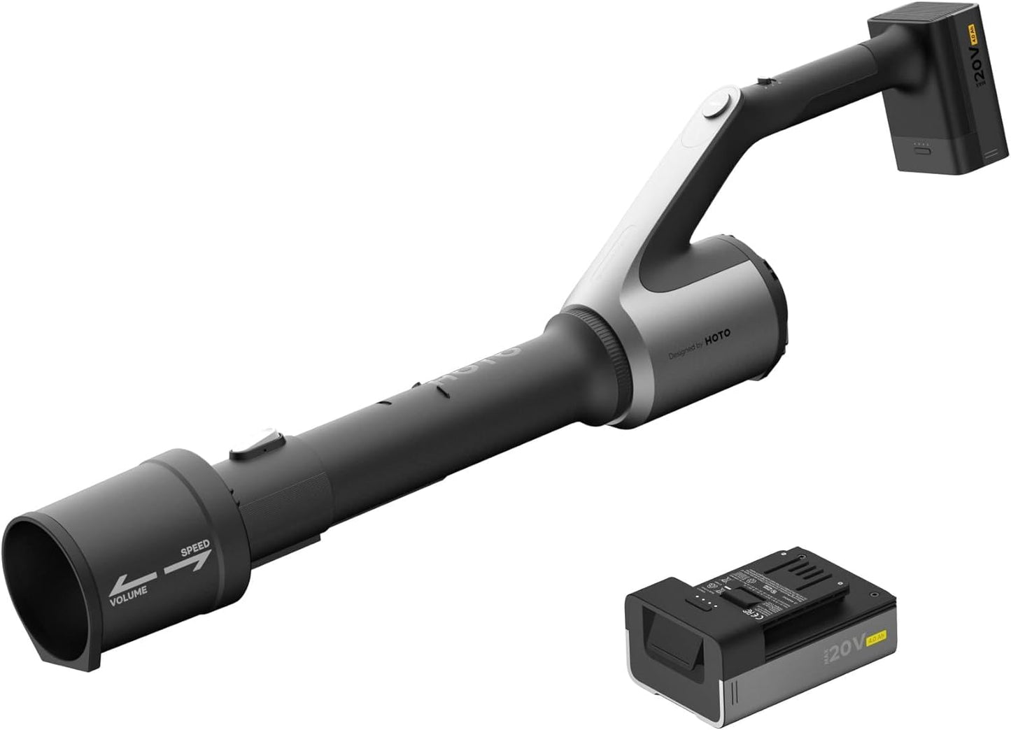 HOTO Cordless Leaf Blower, MAX 720CFM 120MPH, Electric Leaf Blower with Battery, USB-C Fast Charging, Handheld Mini Blower for Lawn Care, Snow, Yard, Leaves, Dust