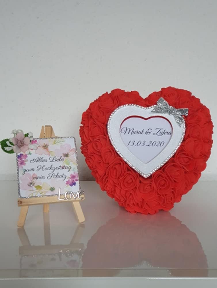 Artificial Flowers 100PCS 3CM Mini Fake Roses for DIY Wedding Bouquets Centerpieces Party Baby Shower Home Decorations (Red)