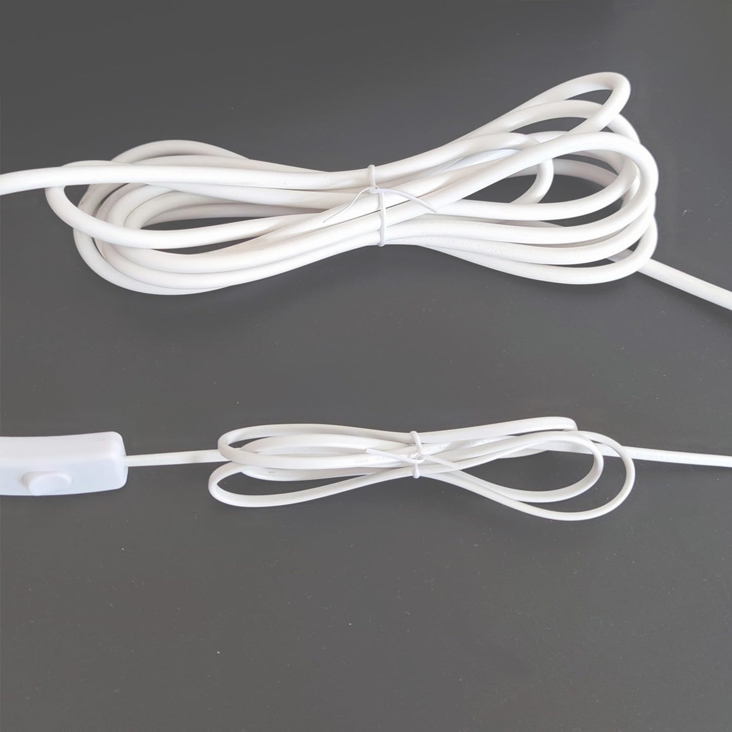 1000 pcs 10 inch White Cable Twist Ties Plastic Twist Ties with Rugged Metal Innercores Reusable Fastening Cable Cord Wire Ties