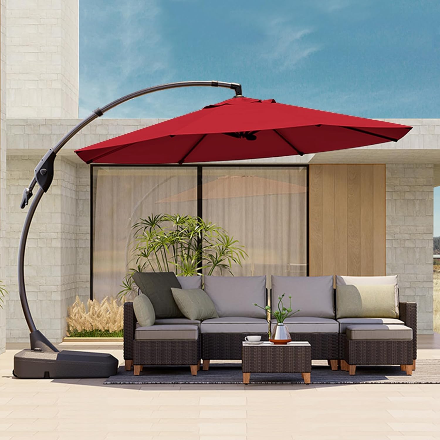 Grand Patio 11FT Cantilever Umbrella - Thumbnail 2