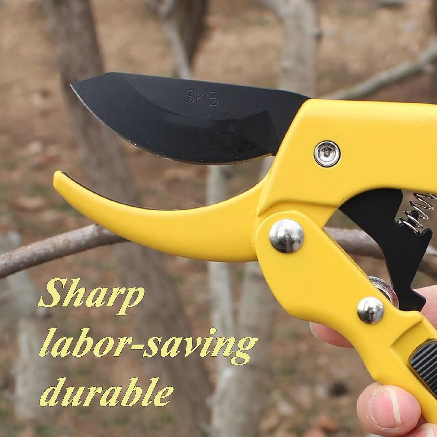 Garden clippers, premium Germany pruners, Work 3 times easier, professional pruning shears, cutting rose, flower, hedge, stem, tree, Sharp gardening scissors, Arthritis weak hand snips (Japanese, 1)