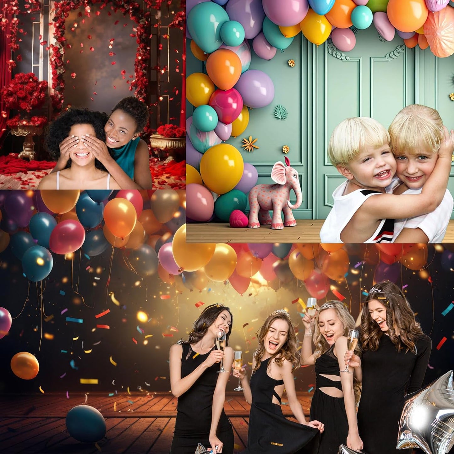 Aquarium Background Various Underwater Grass Plants Aquarium Backdrop Vivid and Fresh Green Aquatic Plants Stone River Bed and Dead Wood Tank Background Vinyl 36x24in