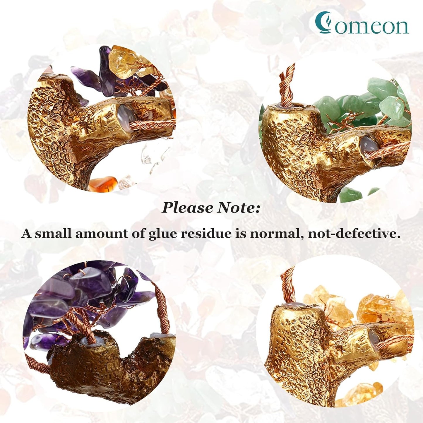 Feng Shui Money Tree Large Crystal Quartz Lucky Tree Gem Tree for Office Home Feng Shui Decoration for Wealth/Fortune and Luck (Rose Quartz)