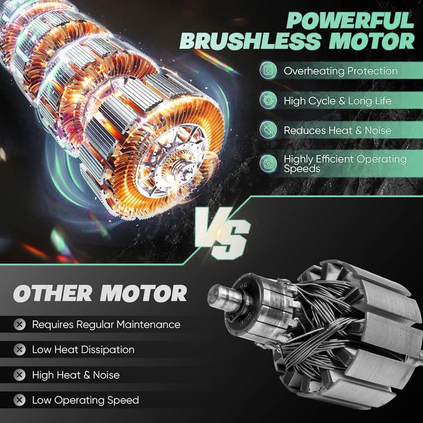 Weed Wacker Battery Operated 21V 2000mAh, 3-in-1 Weedeaters Cordless Brush Cutter Edger Lawn String Trimmer, with 4 Types Blades, 1 Battery, 1 Charger