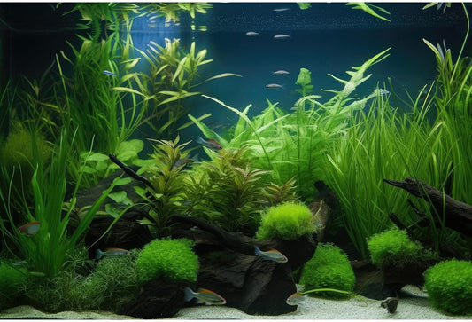 Aquarium Background Diverse Collection of Aquatic Plants Seagrasses Terrarium Background Redwood Root Moss Tropical Style Underwater Plants Fish Tank Background Under The Sea Aquarium Backdrop 36x24in
