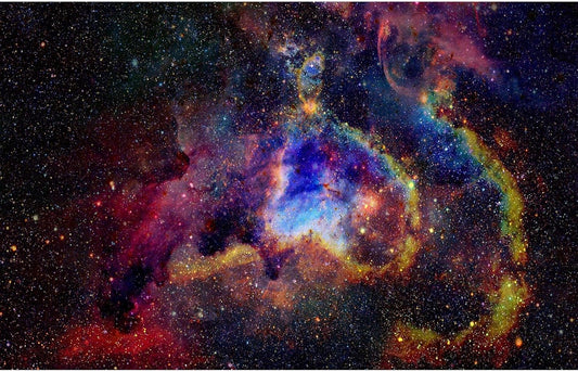 Outer Space Aquarium Background Fantasy Alien Planet Nebula and Galaxies Terrarium Background Stars Nebula Atmosphere Fish Tank Background Outer Space Reptile Tank Background 24x12in